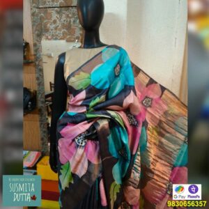 Handpainted Tussar Saree