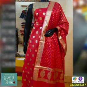 Pure Chanderi Benarasi Suit
