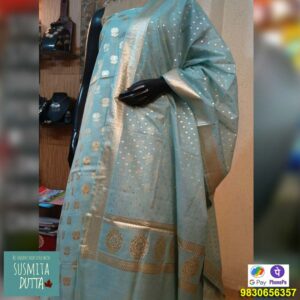 Pure Chanderi Benarasi Suit