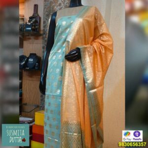 Pure Chanderi Benarasi Suit